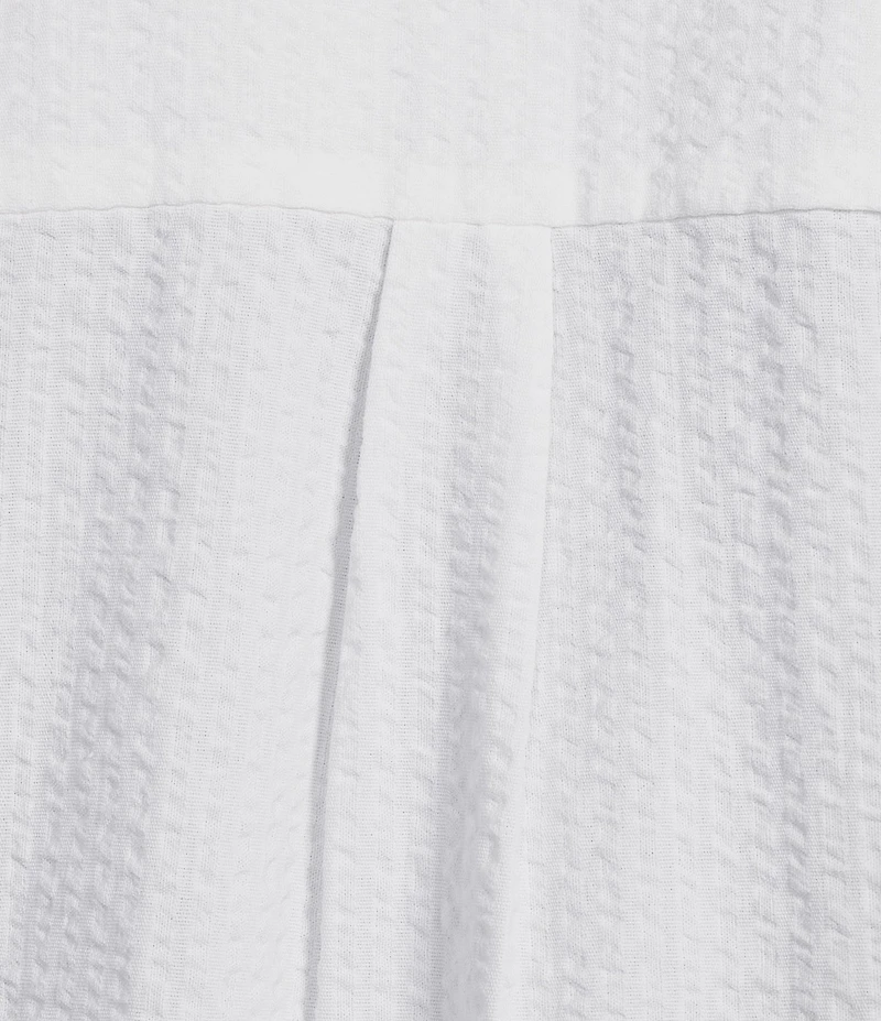 Westbound Button Front Y-Neck Short Sleeve Camp Top