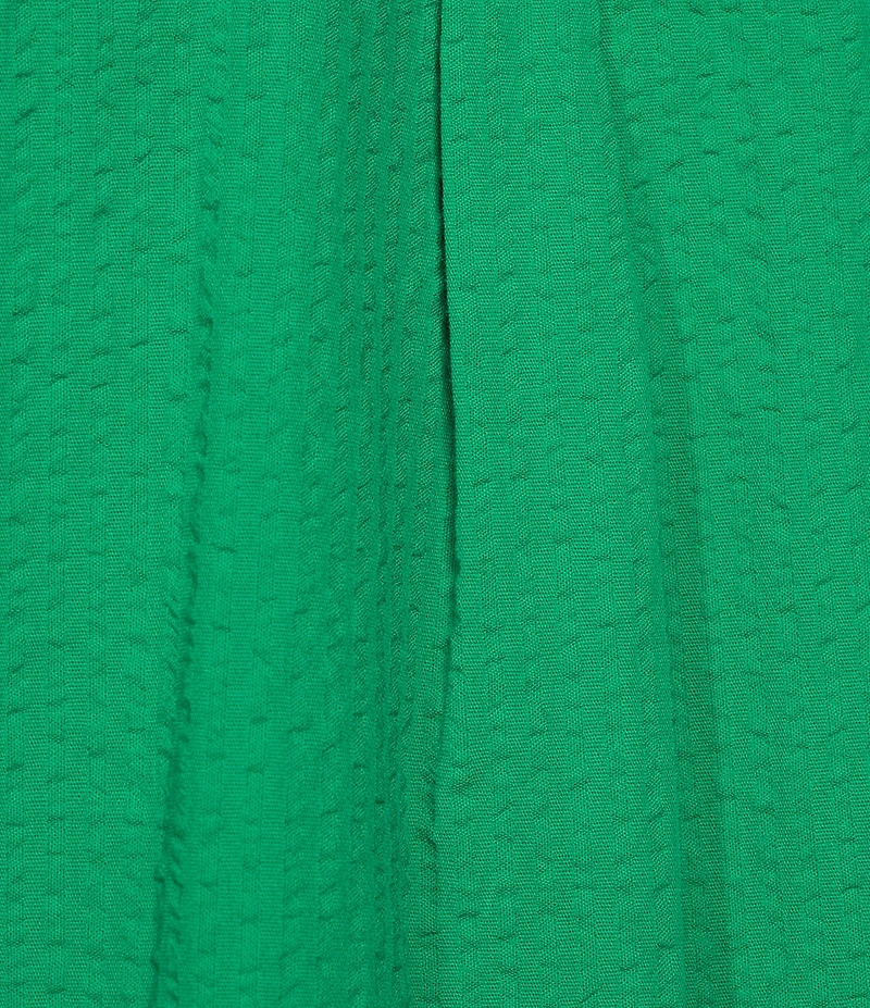 Westbound Button Front Y-Neck Short Sleeve Camp Top