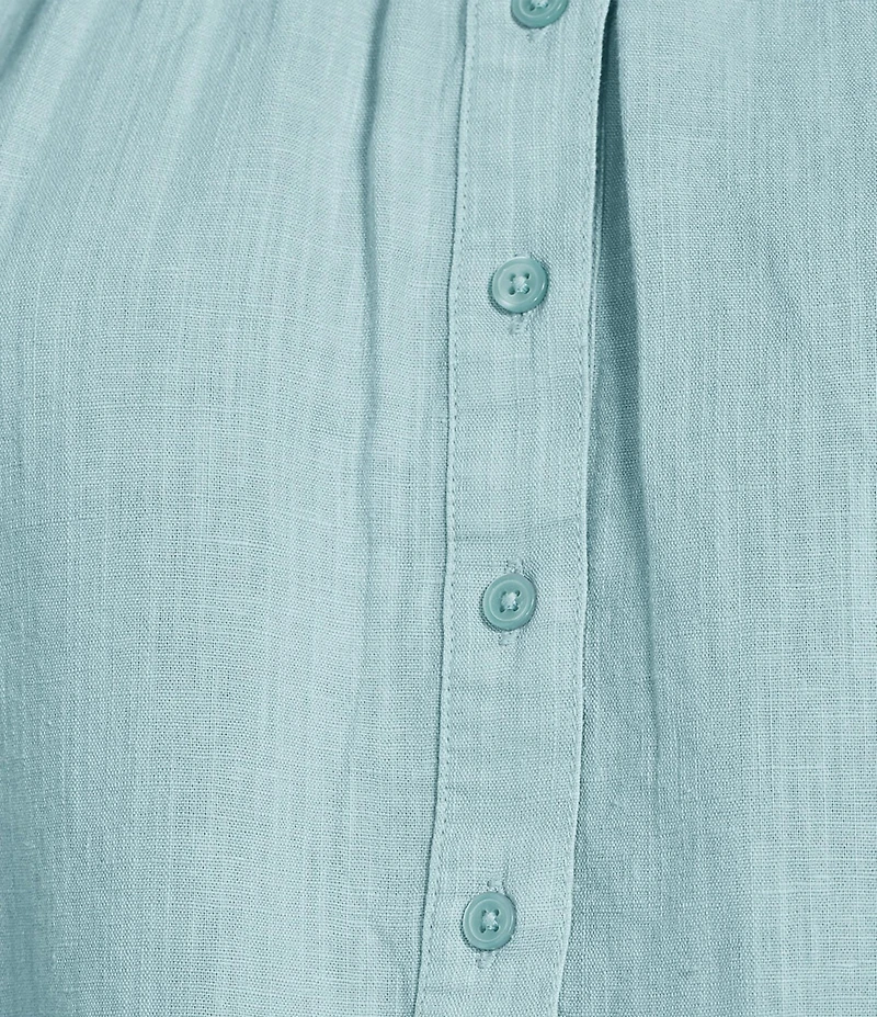 Westbound Cap Sleeve Henley Top