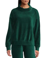 Westbound Coordinating Long Sleeve Funnel Neck Top