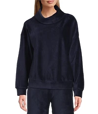 Westbound Coordinating Long Sleeve Funnel Neck Top