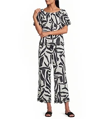 Westbound Coordinating Pull On Crop Pants