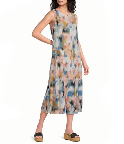 Westbound Crew Neck Sleeveless Dress