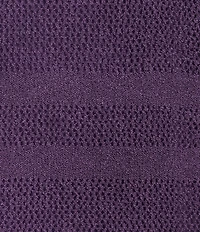 Westbound Crochet 3/4 Sleeve Crew Neck Ribbed Top