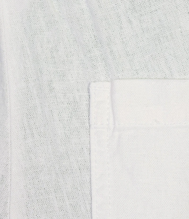 Westbound Linen Blend Crop Pull-On Pants