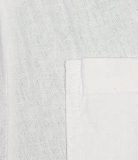 Westbound Linen Blend Crop Pull-On Pants