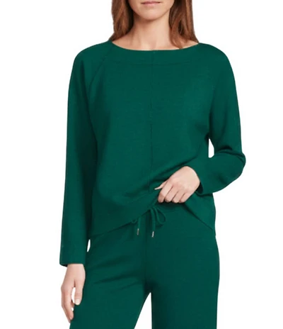 Westbound Coordinating Long Sleeve Crew Neck Seamed Knit Top