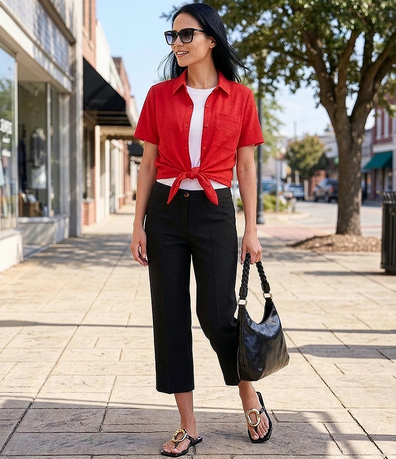 Westbound Perfect Outfit Picks High Rise Cropped Pants