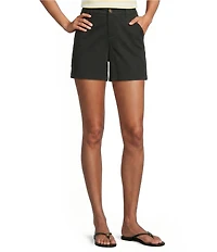 Westbound High Rise Flat Front Shorts