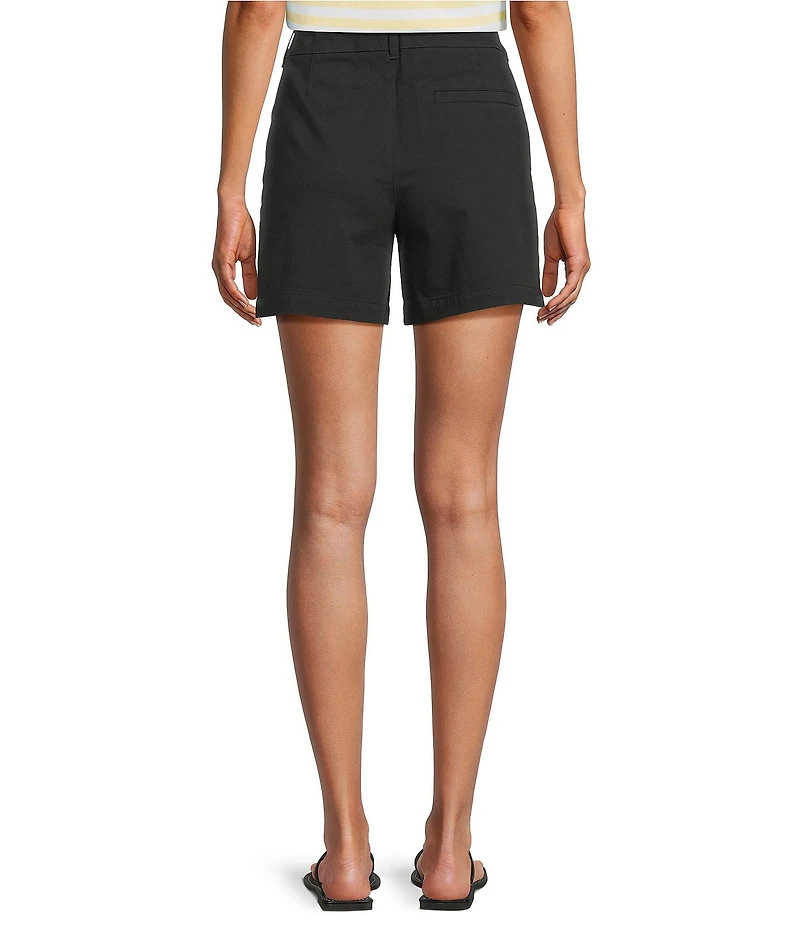 Westbound High Rise Flat Front Shorts