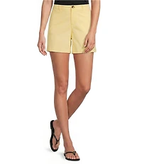 Westbound High Rise Flat Front Shorts