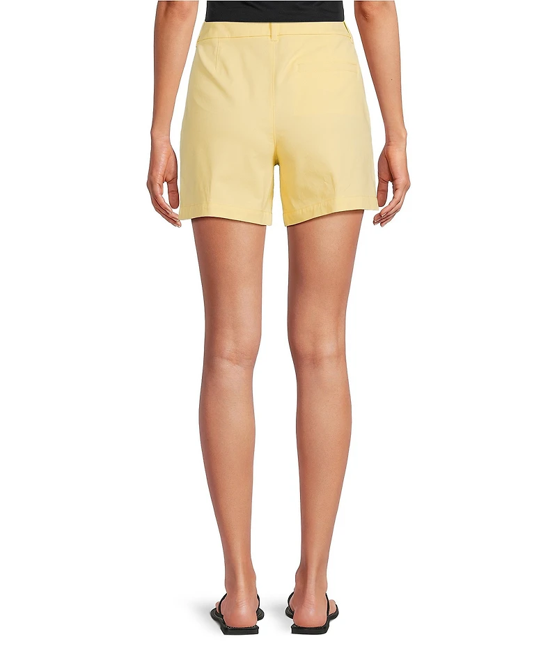 Westbound High Rise Flat Front Shorts