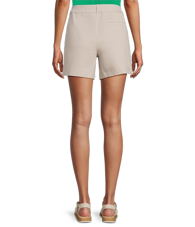 Westbound High Rise Flat Front Shorts