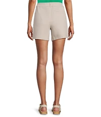 Westbound High Rise Flat Front Shorts