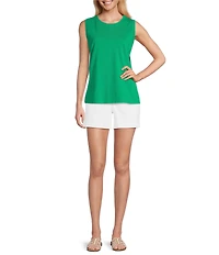 Westbound High Rise Flat Front Shorts