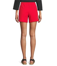 Westbound High Rise Flat Front Shorts