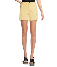 Westbound Perfect Outfit Picks High Rise Flat Front Shorts