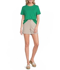 Westbound Perfect Outfit Picks High Rise Flat Front Shorts