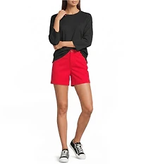 Westbound Perfect Outfit Picks High Rise Flat Front Shorts