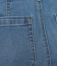 Westbound High Rise Patch Pocket Straight Leg Pull-On Pants