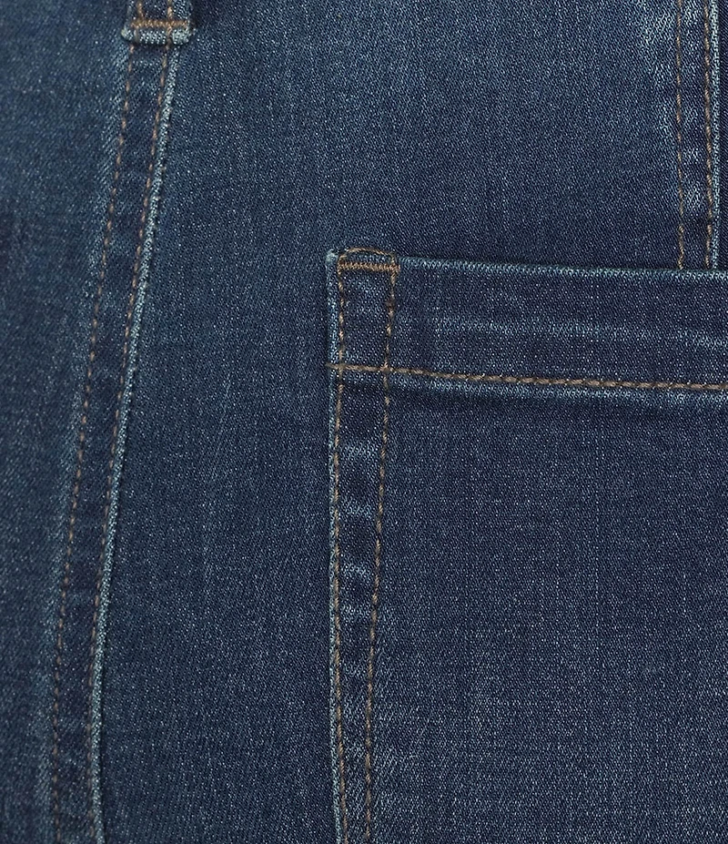Westbound High Rise Patch Pocket Straight Leg Pull-On Pants