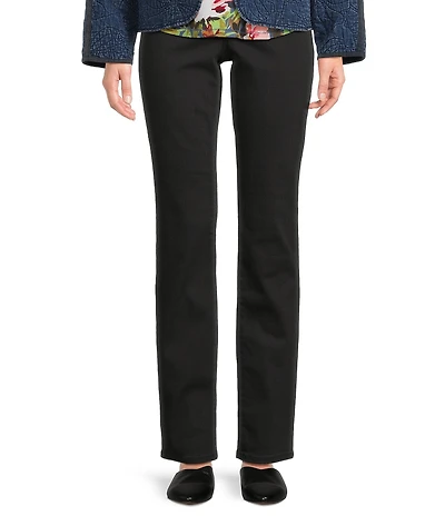 Westbound High Rise Patch Pocket Straight Leg Full Length Pull-On Pants