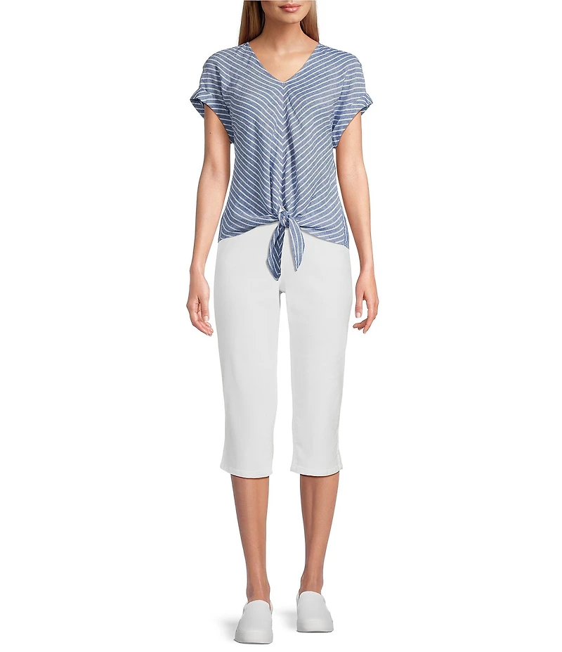 Westbound High Rise Pull-On Capri Pants
