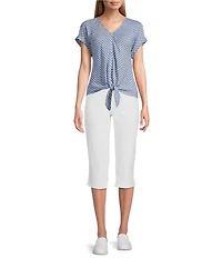 Westbound High Rise Pull-On Capri Pants