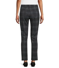 Westbound Plaid Print High Rise Pull-On Skinny Pants