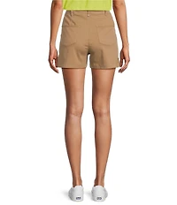 Westbound High Rise Utility Pocket Cuffed Shorts
