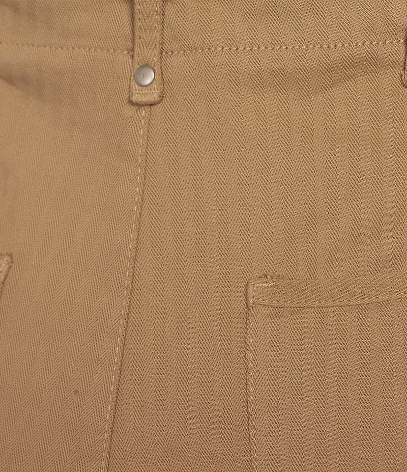 Westbound High Rise Utility Pocket Cuffed Shorts