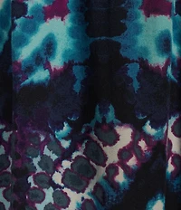 Westbound Kaleidoscope Bracelet Sleeve Tie Neck Dress