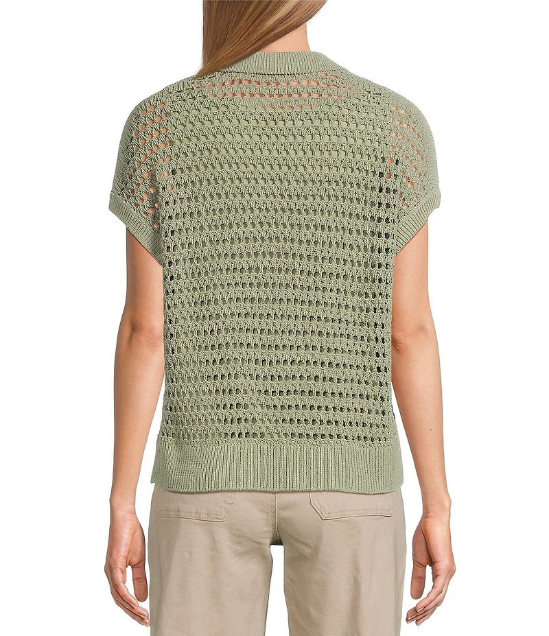 Westbound Knit Short Sleeve Polo Top