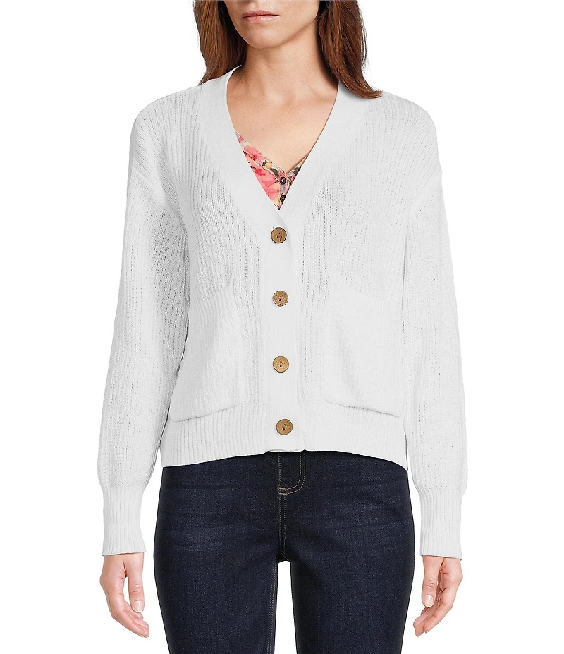 Westbound Long Sleeve Button Front Cardigan