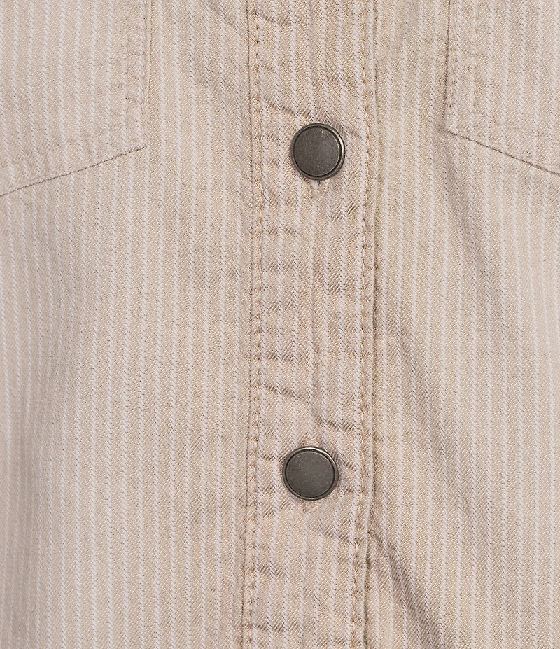Westbound Long Sleeve Button Front Shacket