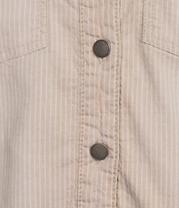 Westbound Long Sleeve Button Front Shacket