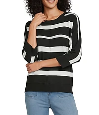 Westbound Long Sleeve Crew Neck Knit Sweater