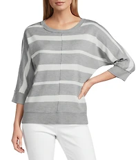 Westbound Long Sleeve Crew Neck Knit Sweater