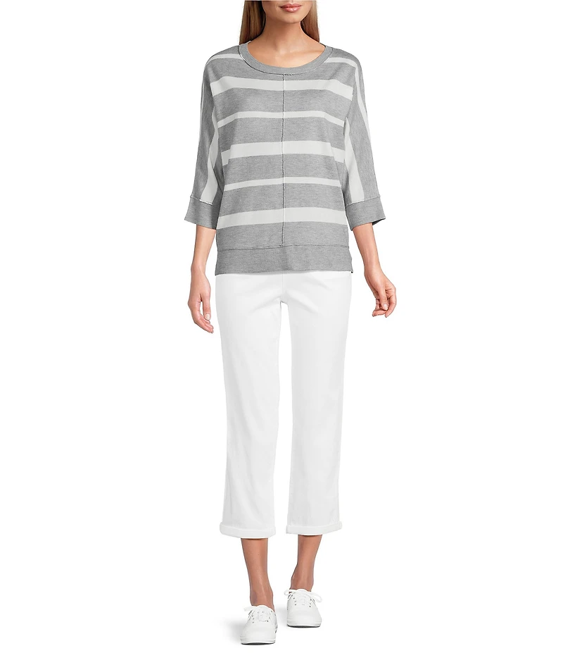 Westbound Long Sleeve Crew Neck Knit Sweater