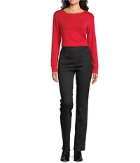 Westbound Long Sleeve Crew Neck Knit Tee