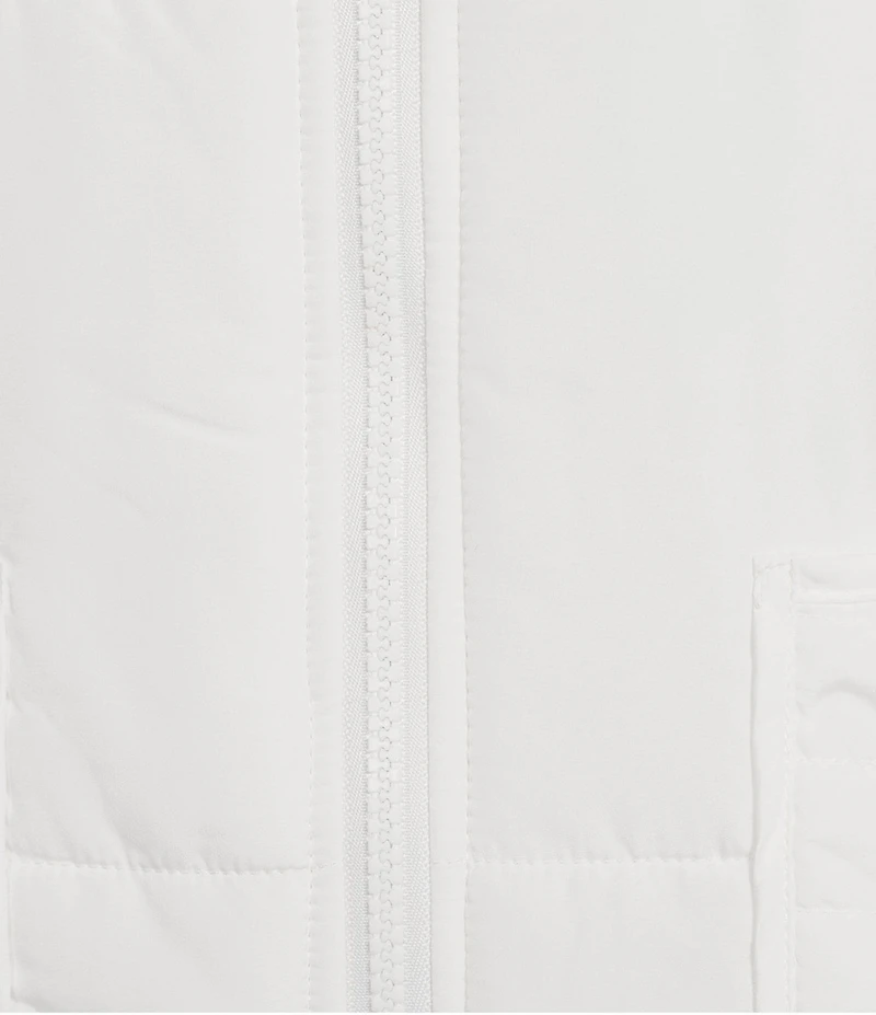 Westbound Long Sleeve Drop Shoulder Zip-Front Quilted Jacket