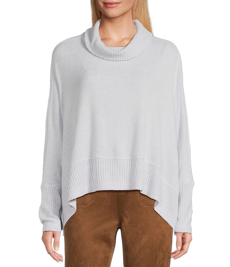 Westbound Long Sleeve Mock Neck Knit Top