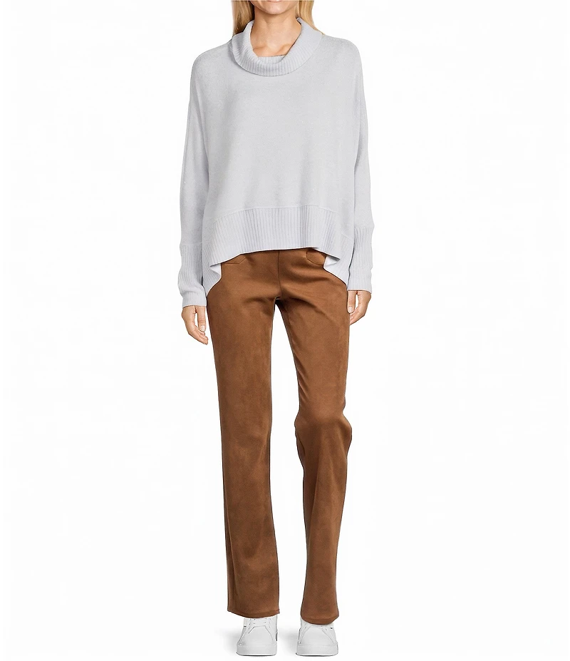 Westbound Long Sleeve Mock Neck Knit Top