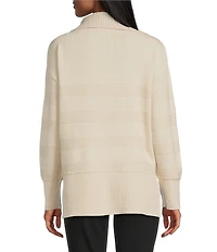 Westbound Long Sleeve Quarter Zip Hi-Low Sweater