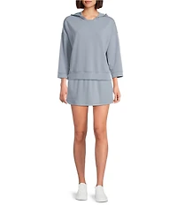 Westbound Long Sleeve V- Neck Hoodie