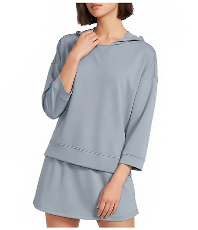 Westbound Long Sleeve V- Neck Hoodie