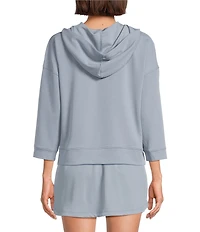 Westbound Long Sleeve V- Neck Hoodie