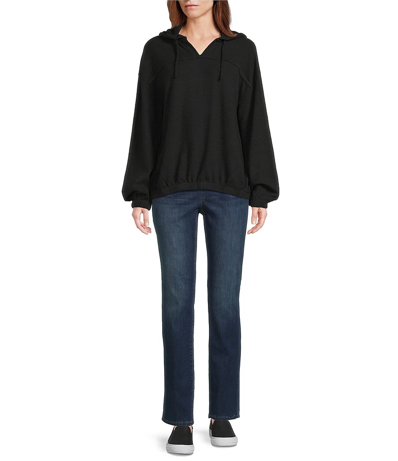 Westbound Long Sleeve V-Neck Hoodie
