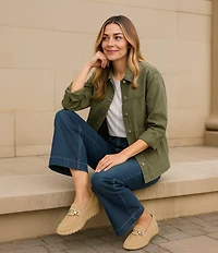 Westbound Long Sleeved Button Front Jacket