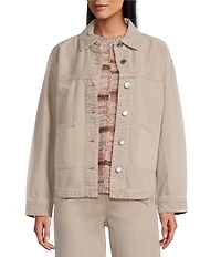 Westbound Long Sleeved Button Front Jacket